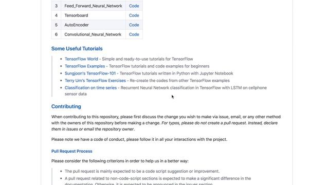 GitHub Repo- Easy tensor flow