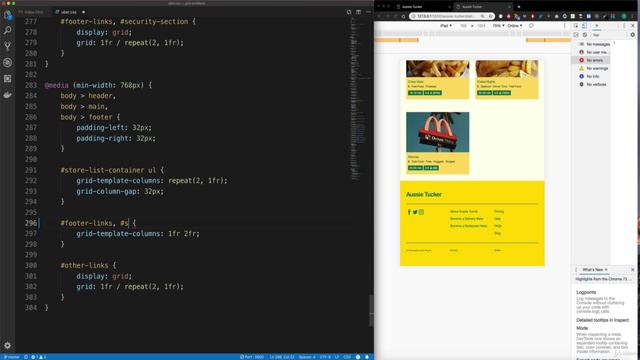 119 Dealing with the security section on tablet