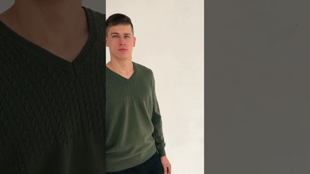 Пуловер мужской из 100% кашемира