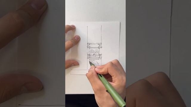 Рисуем самый узкий дом Петербурга