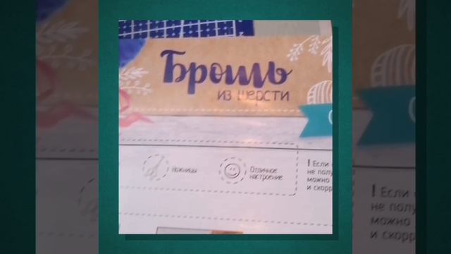 Сова из шерсти. Брошь