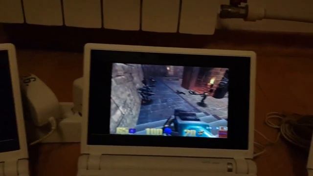 Retro Gaming NETBOOK TEST Quake3 lanparty