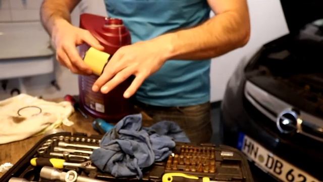 Opel Corsa D 1.2   Опель Корса Д Замена масла Ölwechsel Oil change