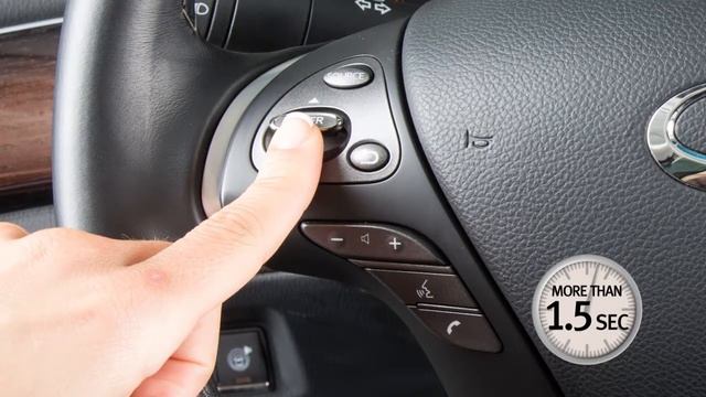 2017 INFINITI Q70 - Steering Wheel Audio Controls
