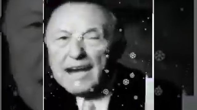konrad Adenauer sings let it snow