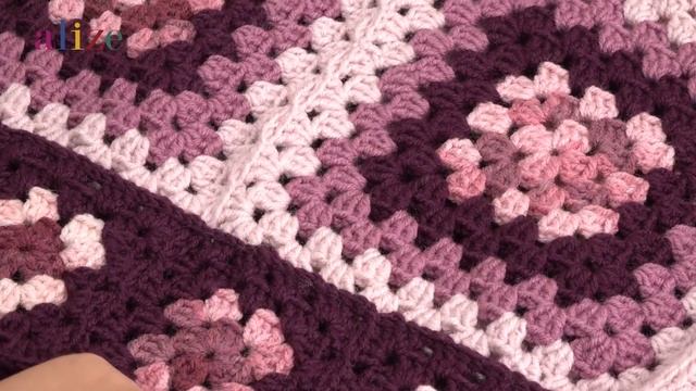 Alize Superlana Midi ile Motifli Hırka • Motif Cardigan • Кардиган с мотивом