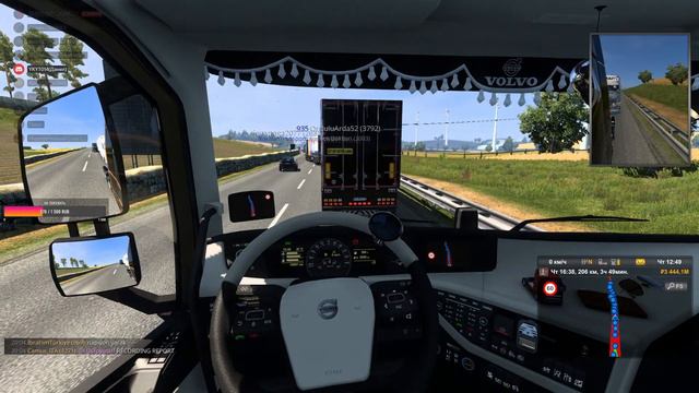 Покатушки в Evro Track Simulator 2 на руле!! Trackers MP!!! Лютая пробка!!!