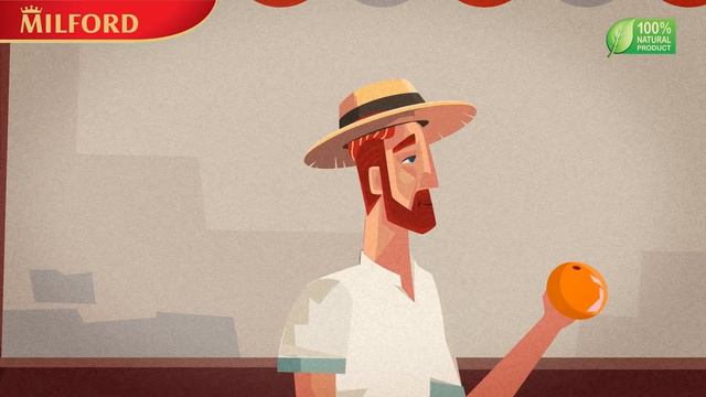 Milford. Натуральный Чай Без Церемоний. Апельсин и имбирь