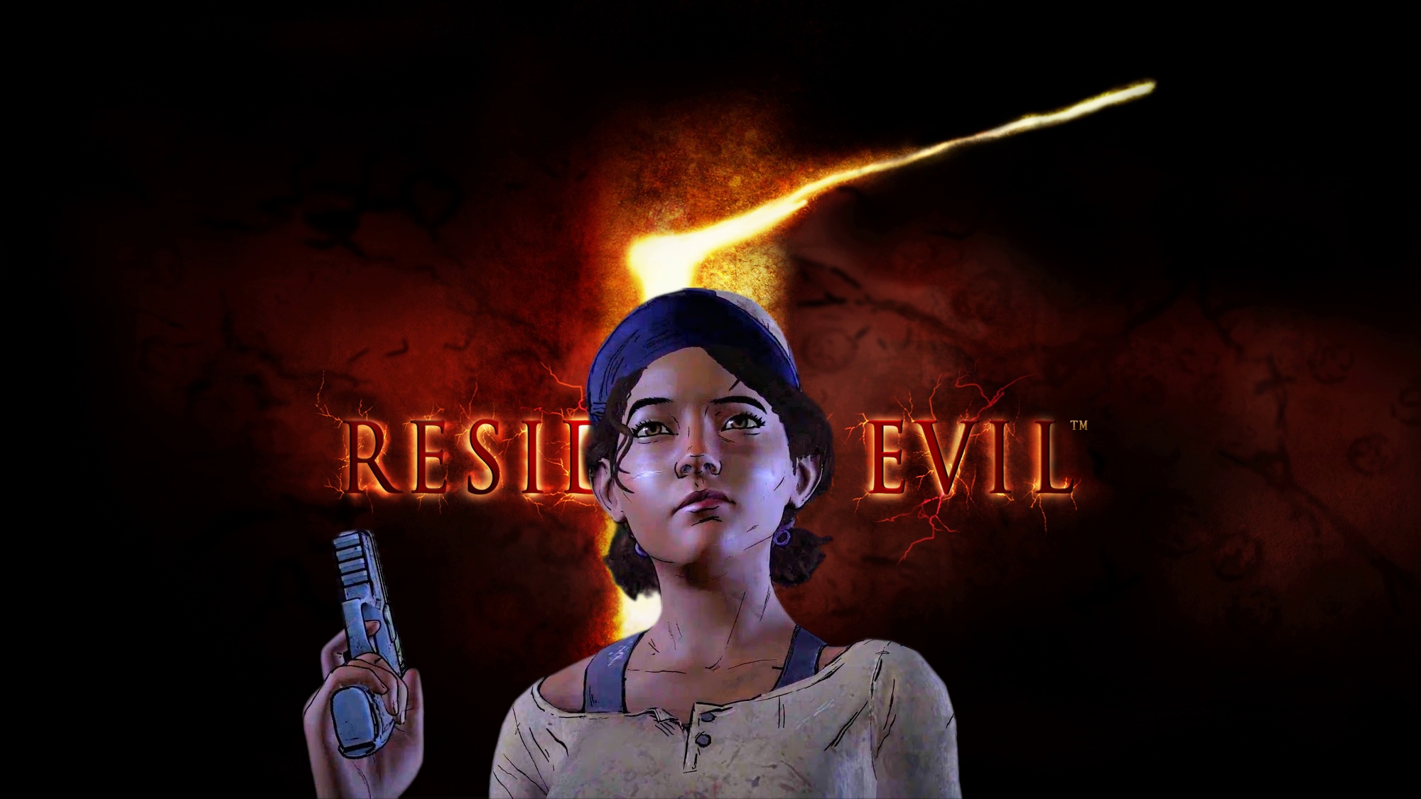 Resident Evil 5 Clementine (Walking Dead A New Frontier)