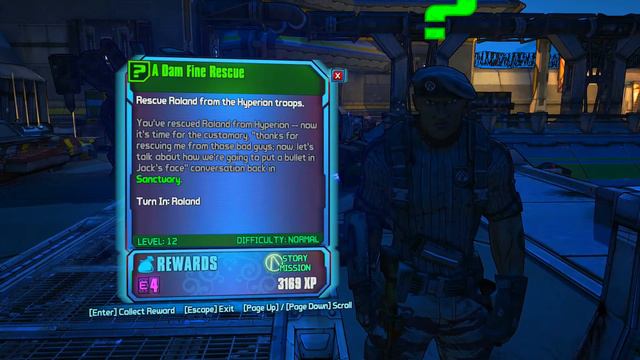 Borderlands 2 Walkthrough Part 30 - Roland Saved