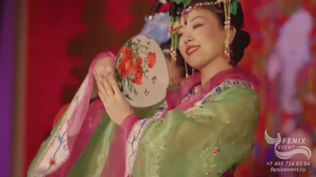 Заказать китайское шоу на праздник и корпоратив в Москве - китайский танец придворных династии ТАН