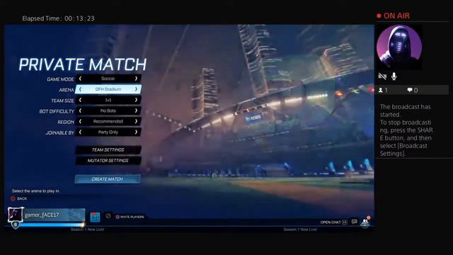 I am playing rocket league with faze ace and dash