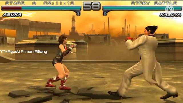 Tekken 5 Dark Resurrection PPSSPP Asuka | GamePlay Story Battle 06
