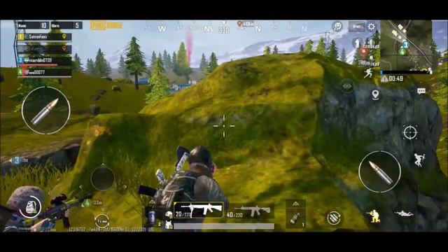 35 PUBG Mobile ТОП1 livik 10 kill игра с волк0007, LaKeer, muxriddin0709 у холмов есть глаза
