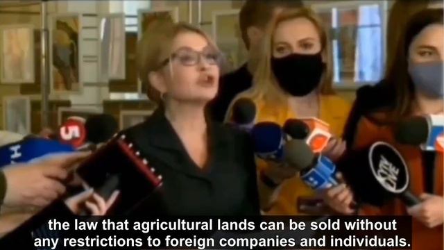 Ю. Тимошенко - "Зоркий Cокол".  Не прошло и трех лет, как Юля заметила пропажу земель Украины.