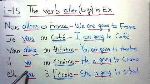 French Lesson-15, The verb Aller (To Go) In Examples #Frenchgrammar #theverballer #grammat #French