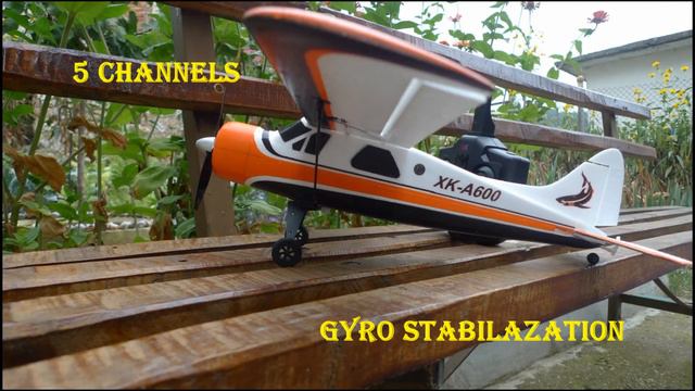 SLIDEO VIDEO SHOW XK A600 5ch BRUSHLESS WITH GYRO STABILIZATION SYSTEM AIRPLANE(GEARBEST COURTESY)
