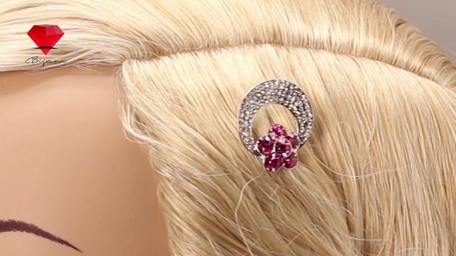 Bije.ru: Заколка в виде шпильки с кристаллами Сваровски Sigrid (Сигри)