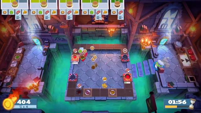 [PS5] 오버쿡드2 3-2 별 4개 공략 (OverCooked 2)