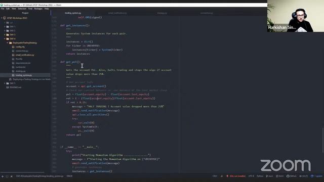 Algorithmic Trading and Quantitative Finance - Day 4