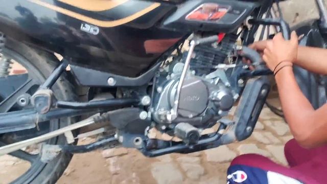 Installation of sc project in Bs6 super splendor | slip on exhaust | replica