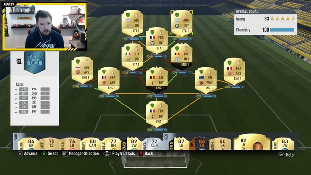 INSANE HYBRID TEAM!! - #FIFA17 DRAFT TO GLORY #22