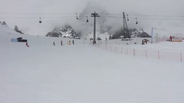 Italy Courmayeur skiing Pisa 2016  Италия лыжня на шикарном курорте Курмаёр город Пиза 2016