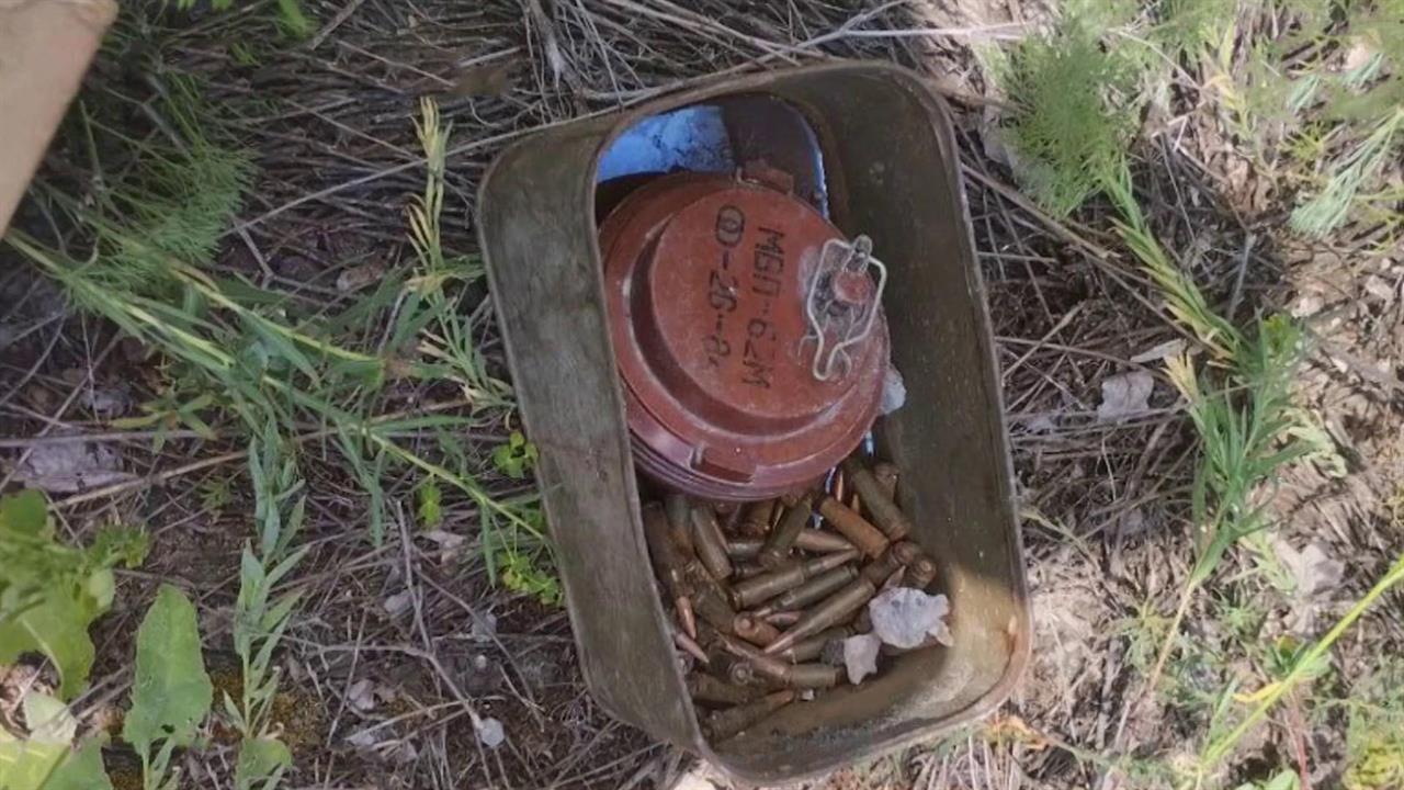 В ЛНР в промзоне обнаружен схрон с оружием и боеприпасами
