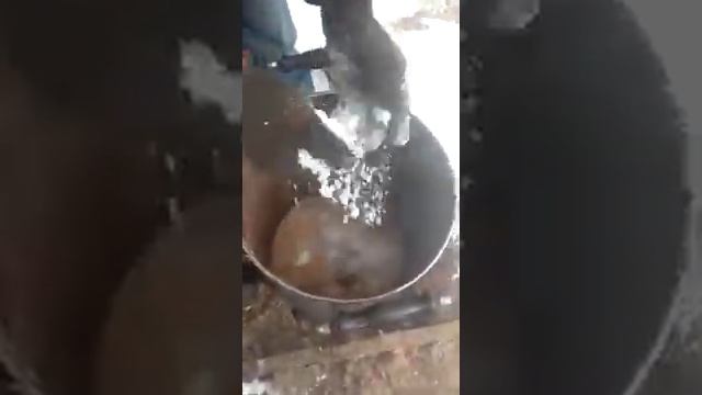 Копчение гуся в самодельной коптильне