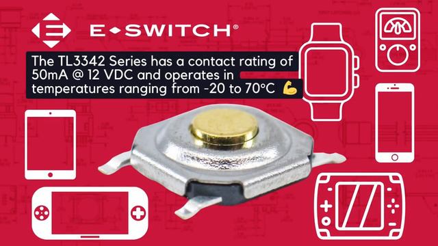 E-Switch: TL3342 Series SMT Tactile Switch