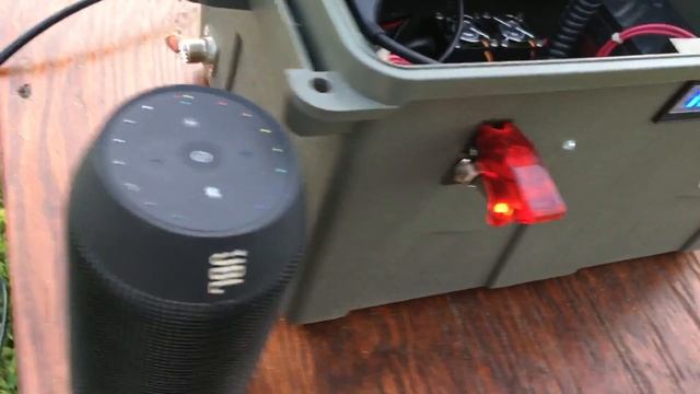 Ham Radio Go Box With Raspberry Pi And Bluetooth speaker and SDR