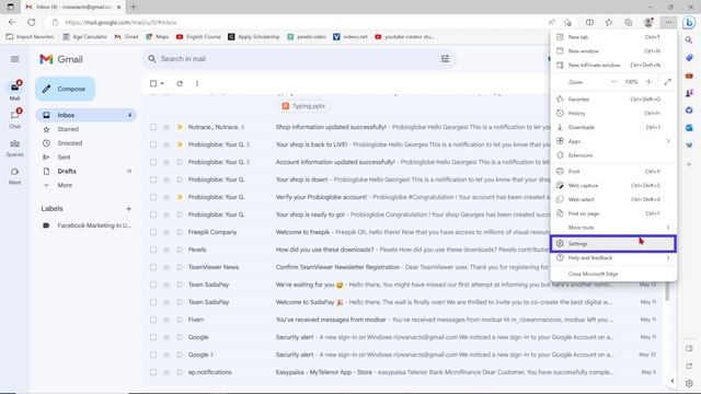 How to get mail to links to open in Gmail