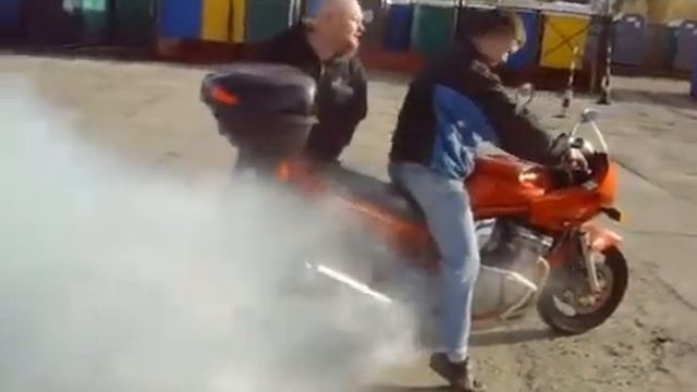 suzuki bandit burnout gsf