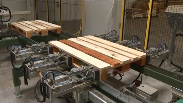 BMRA-1000 cтанок для обработки паллеты после сбивки