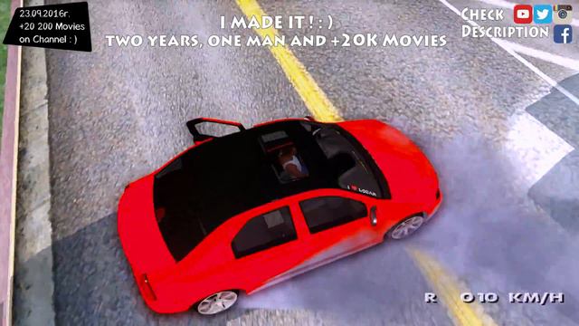Dacia Logan by SkZ - GTA WORLD +20 200 Movies _REVIEW