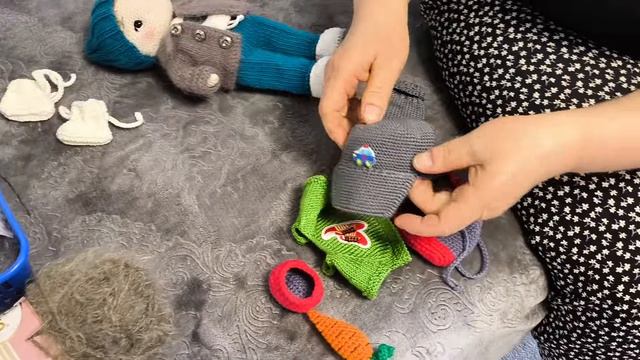 Платный МК | Кукла мальчик Лео | Наши мишки приоделись |#вязание #детскиеигрушки #куклы #влог #хобби