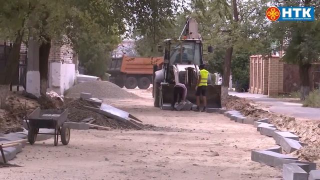 В Элисте завершается благоустройство улиц в рамках проекта «Дороги Победы