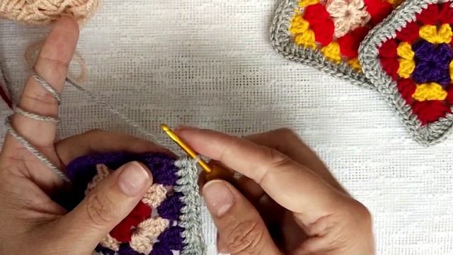 Нереальное счастье, иметь хобби ❤️ вязание. Бабушкин квадрат