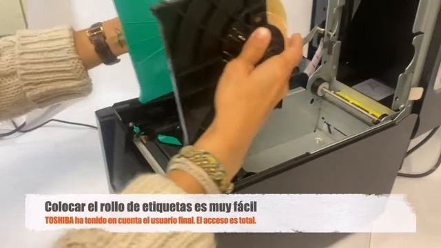 TOSHIBA BA410T Etiquetas y ribbon Laracat