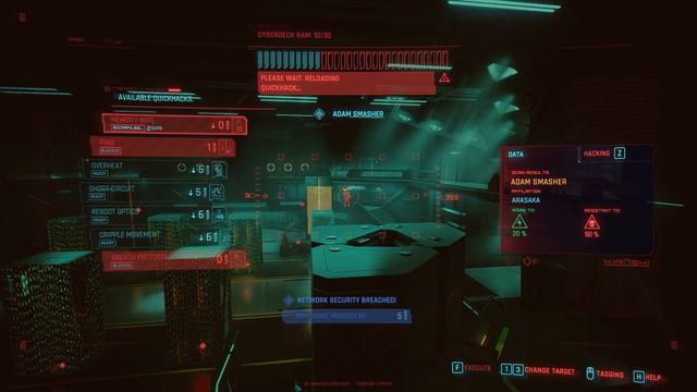 Cyberpunk 2077: Adam Smasher vs. Level 20 Intelligence (Patch 1.3)
