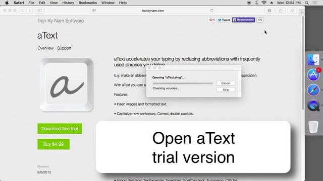 aText - How to transfer Mac App Store license