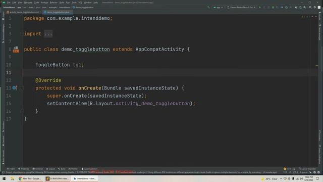 Create Toggle Button in Android | How to Use Toggle Button in Android | Create On/Off Button Androi