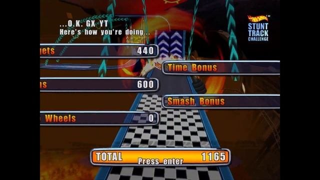 Hot Wheels: Stunt Track Challenge - Lava Land Game Show Mode  Walkthrough