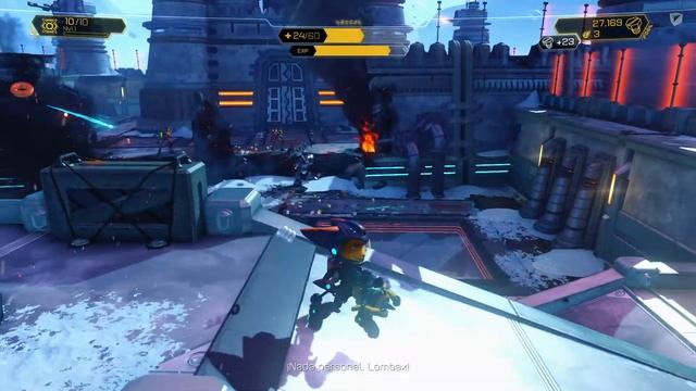 Ratchet & Clank - 21 - Contra las naves de combate Blarg en Batalia + 2 Tornillos Dorados