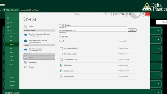 Format your CSV for upload