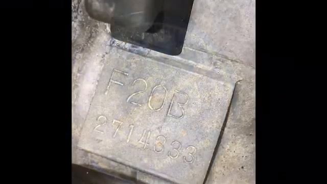 JDM Honda F20B Engine Compression Test Video S/N #: F20B-2714333