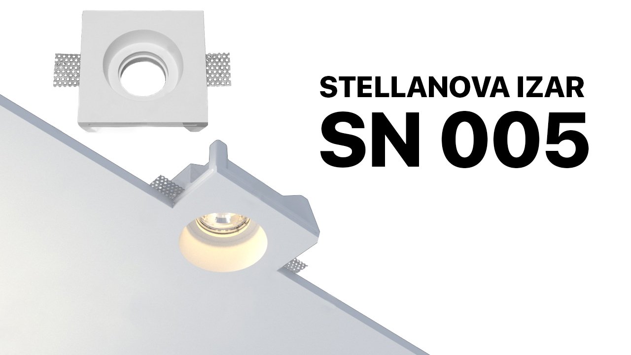 Stellanova IZAR SN 005 / Гипсовый встраиваемый светильник