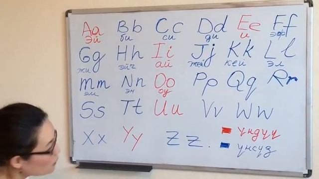 Англис тил эжеке 4 - English Alphabet