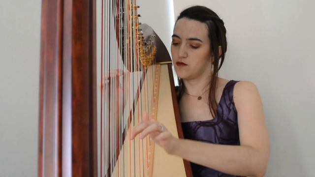 House of the Dragon / Game of thrones theme - Harp Cover | Olga Benito