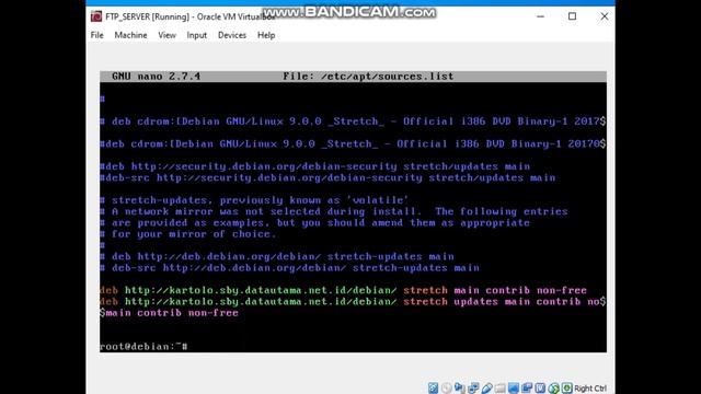 FTP SERVER MENGGUNAKAN REPOSITORY LOCAL